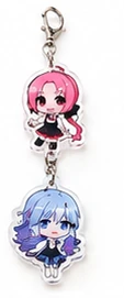 アクリルつながりキーホルダー 