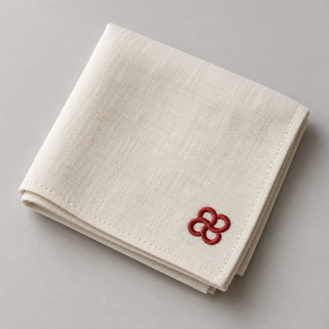 刺繍ハンカチの製作イメージ