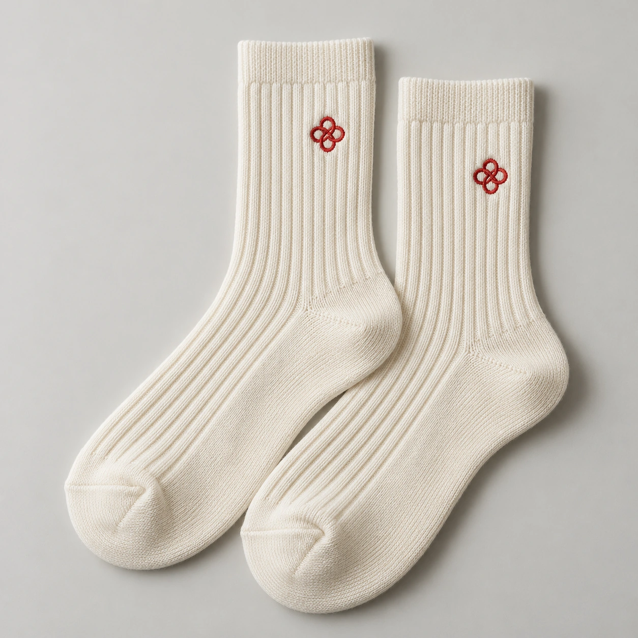 刺繍靴下の製作イメージ