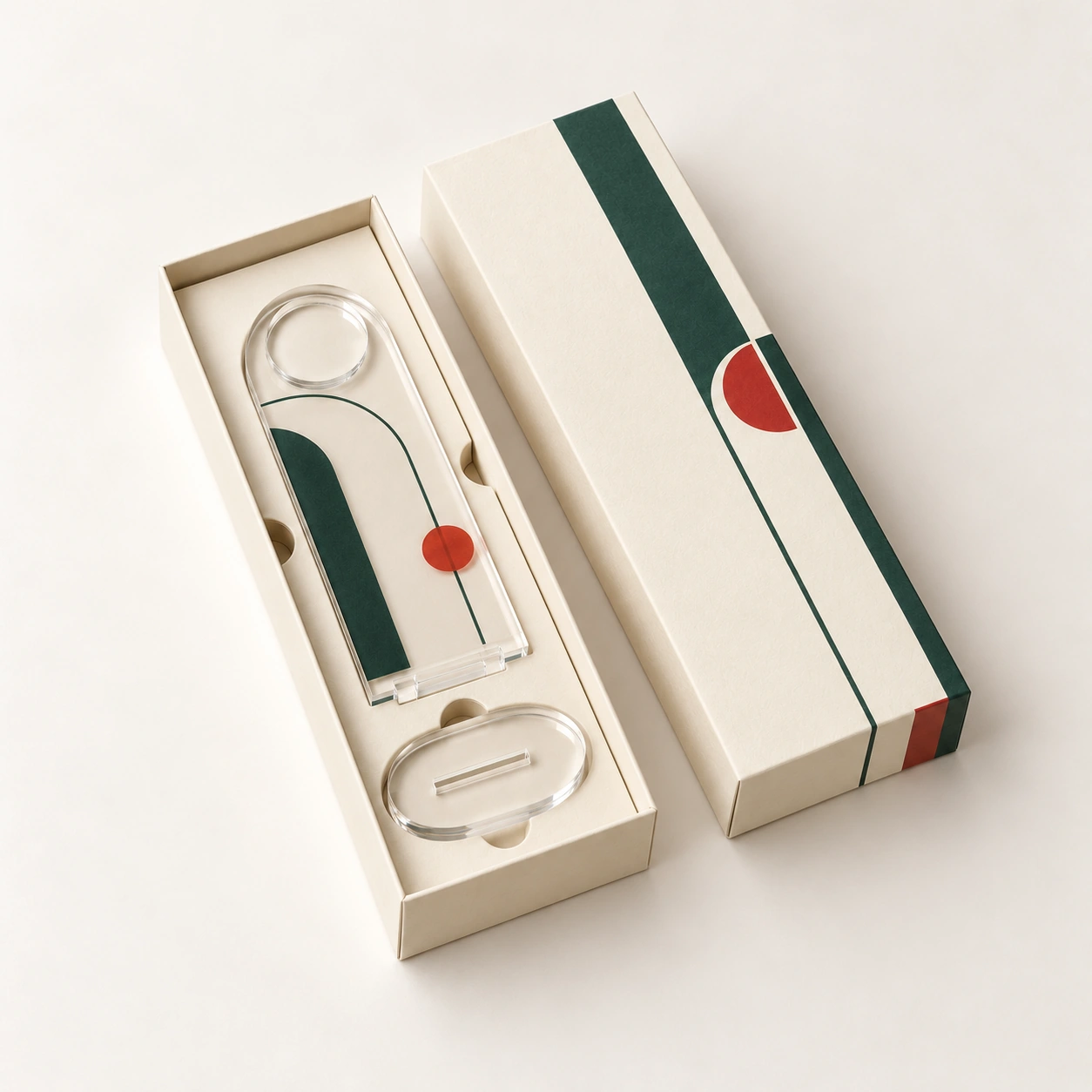 アクリル製品用BOXのデザイン提案イメージ